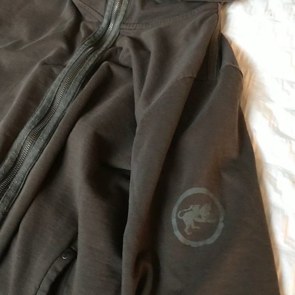 Parasuco Brown Hoodie Zip-up Hooded Sweatshirt MEN Large - Picture 4 of 7